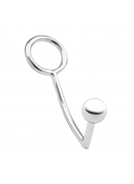 Кольцо на пенис с анальным стимулятором Stainless Steel Anal Hook   Cock Ring - BlueLine - во Владимире купить с доставкой