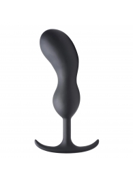 Черный массажер простаты с утяжелителями Premium Silicone Weighted Prostate Plug XL - 20,8 см. - XR Brands - во Владимире купить с доставкой