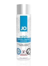 Возбуждающий лубрикант на водной основе JO Personal Lubricant H2O Warming - 120 мл. - System JO - купить с доставкой во Владимире