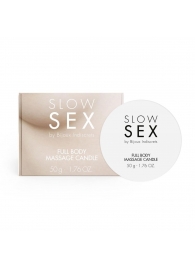 Массажная свеча для всего тела Slow Sex - 50 гр. - Bijoux Indiscrets - купить с доставкой во Владимире