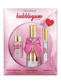 Набор средств для массажа и ласк Bubblegum Play Kit - Bijoux Indiscrets - купить с доставкой во Владимире