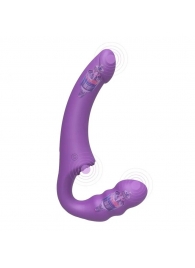 Фиолетовый безремневой страпон Straples Strap-On Dildo - Erokay - купить с доставкой во Владимире