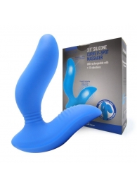 Синий вибромассажер простаты 3,5’’ Curve P-spot Massager - 12 см. - Erokay - во Владимире купить с доставкой