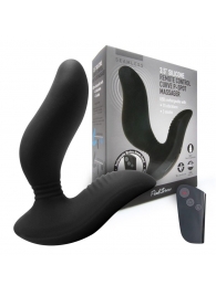 Черный вибромассажер простаты 3,5’’ Remote Control Curve P-spot Massager - 12 см. - Erokay - во Владимире купить с доставкой