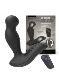 Черный вибромассажер простаты 3,5’’ Remote Control P-spot Massager - 12,5 см. - Erokay - во Владимире купить с доставкой