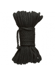 Черная верёвка для связывания и фиксации Bind Tie - 15,24 м. - Doc Johnson - купить с доставкой во Владимире