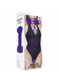Фиолетовая верёвка для связывания и фиксации Bind Tie - 9,14 м. - Doc Johnson - купить с доставкой во Владимире