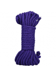 Фиолетовая верёвка для связывания и фиксации Bind Tie - 9,14 м. - Doc Johnson - купить с доставкой во Владимире