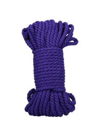 Фиолетовая верёвка для связывания и фиксации Bind Tie - 15,24 м. - Doc Johnson - купить с доставкой во Владимире