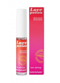 Возбуждающий блеск для губ Love Potion - 8 мл. - Love to Love - купить с доставкой во Владимире