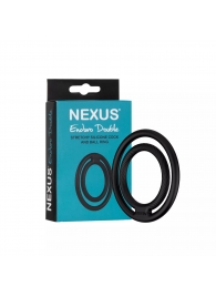 Черное двойное эрекционное кольцо Nexus Enduro Double - Nexus Range - во Владимире купить с доставкой