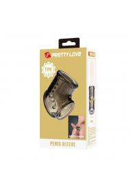 Дымчатая насадка на пенис и мошонку - Baile - во Владимире купить с доставкой