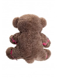 Бондажный набор: бурый мишка с розовыми оковами и наручниками - Pecado - купить с доставкой во Владимире