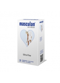 Особо тонкие презервативы Masculan Ultra Fine - 21 шт. - Masculan - купить с доставкой во Владимире