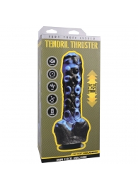 Черно-синяя мини-машина на присоске Tendril Thruster - 21,6 см. - Doc Johnson - купить с доставкой во Владимире