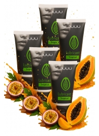 Набор из 5 съедобных лубрикантов JUJU со вкусом тропических фруктов - JuJu - купить с доставкой во Владимире
