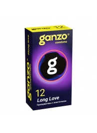 Презервативы с анестетиком для продления удовольствия Ganzo Long Love - 12 шт. - Ganzo - купить с доставкой во Владимире