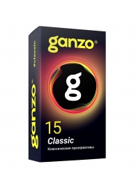 Классические презервативы с обильной смазкой Ganzo Classic - 15 шт. - Ganzo - купить с доставкой во Владимире