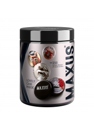 Черные утолщенные презервативы MAXUS Extra Strong с железным кейсом - 15 шт. - Maxus - купить с доставкой во Владимире