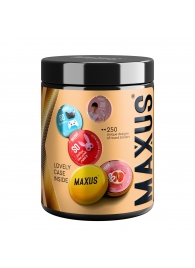 Точечные презервативы MAXUS 2000 Amazing Dots с железным кейсом - 12 шт. - Maxus - купить с доставкой во Владимире