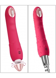 Малиновая насадка на душ с вибрацией Showers to orgasm - 20,1 см. - Orion - купить с доставкой во Владимире