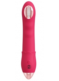 Малиновая насадка на душ с вибрацией Showers to orgasm - 20,1 см. - Orion - купить с доставкой во Владимире