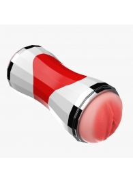 Двусторонний мастурбатор в колбе Power Grip Cup - вагина и ротик - Boys of Toys - во Владимире купить с доставкой