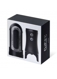 Набор Tenga Flip Zero Electronic Vibrotation: мастурбатор с вибрацией и устройство вращения - Tenga - во Владимире купить с доставкой