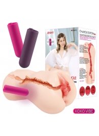 Мастурбатор-вагина с вибрацией Jenny Onahole edition 005 - KOKOS - во Владимире купить с доставкой