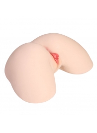 Мастурбатор-полуторс с двойным слоем материала и вибрацией Jenny Onahole Real Hips - KOKOS - во Владимире купить с доставкой