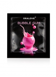 Саше съедобной оральной смазки OraLove с ароматом бабл-гам - 3 гр. - Биоритм - купить с доставкой во Владимире