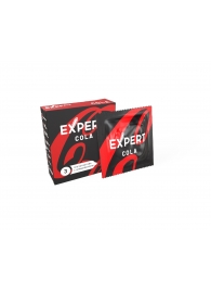 Презервативы с ароматом колы Expert Cola - 3 шт. - Expert - купить с доставкой во Владимире