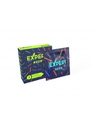 Светящиеся в темноте презервативы Expert Neon - 3 шт. - Expert - купить с доставкой во Владимире