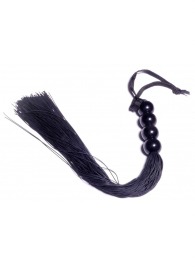 Черная силиконовая плеть - 37 см. - Boys of Toys - купить с доставкой во Владимире