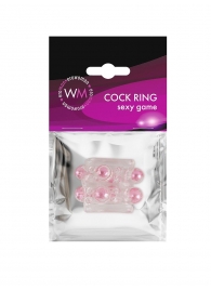 Прозрачная насадка на пенис с цветными шариками - Erowoman-Eroman - во Владимире купить с доставкой