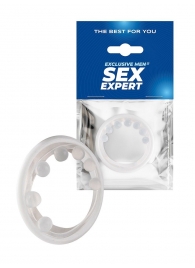 Эрекционное кольцо с мягкой стимулирующей насадкой - Sex Expert - во Владимире купить с доставкой