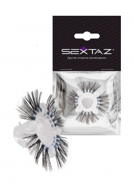 Эластичное эрекционное кольцо с черными «ресничками» - Sextaz - во Владимире купить с доставкой