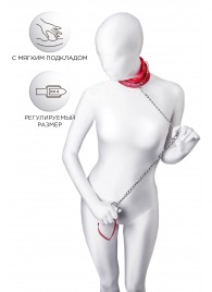 Красный ошейник с подкладкой из меха - ToyFa - купить с доставкой во Владимире
