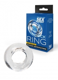 Прозрачное эрекционное кольцо-бублик - Sex Expert - во Владимире купить с доставкой