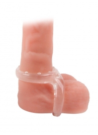 Прозрачное двойное эрекционное кольцо - Sex Expert - во Владимире купить с доставкой