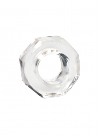 Прозрачное эрекционное кольцо в форме гайки - Sex Expert - во Владимире купить с доставкой