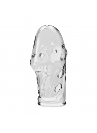 Прозрачная насадка на пенис Booker - 8 см. - Baile - во Владимире купить с доставкой