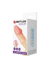 Телесная насадка на пенис Booker - 8 см. - Baile - во Владимире купить с доставкой