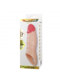 Телесная удлиняющая насадка на пенис Darnel - Baile - во Владимире купить с доставкой