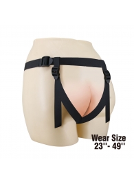 Черные трусики харнесс с платформой Caludio I - Baile - купить с доставкой во Владимире