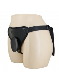 Черные трусики харнесс с платформой Caludio I - Baile - купить с доставкой во Владимире