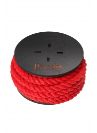 Красная веревка для шибари на катушке - 5 м. - Pecado - купить с доставкой во Владимире
