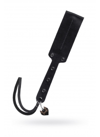 Черный кожаный пэддл - 32 см. - Pecado - купить с доставкой во Владимире