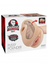Телесный мастурбатор-вагина Pussy Pounder Squeeze Stroker - Pipedream - во Владимире купить с доставкой