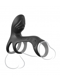 Черная насадка на пенис Ultimate Couples Cage Pro - Pipedream - во Владимире купить с доставкой